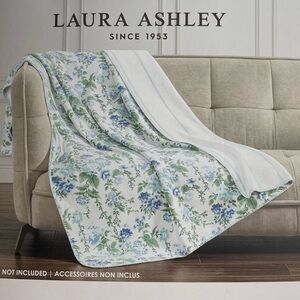 Laura Ashley - Reversible Throw Blanket